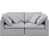 Tissu gris texturé en lin sélectionné
