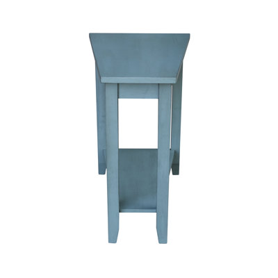 Attar Solid Wood Wedge End Table