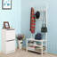 Iron Hall Tree with Shoe Storage-51273041