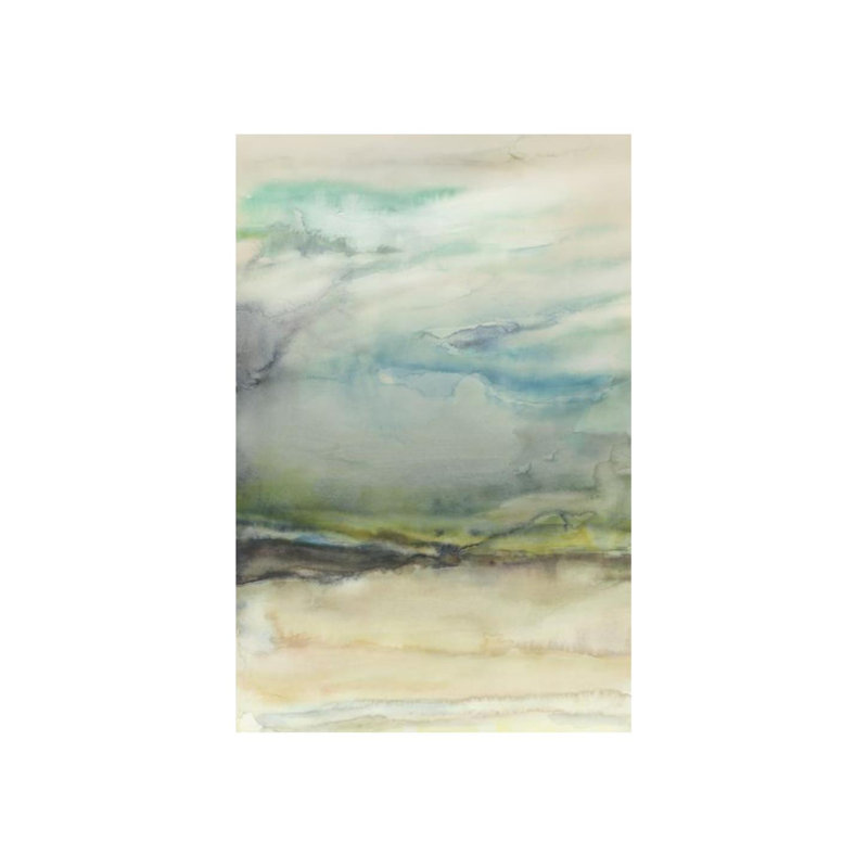 Rain Rolling Sky Painting by Elena Carlie, Outdoor, 54" H x 36" W