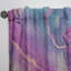 Fuchia liquide mauve et bleu Art VI - Rideau moderne - Velours obscurcissant - 1 panneau-71864672
