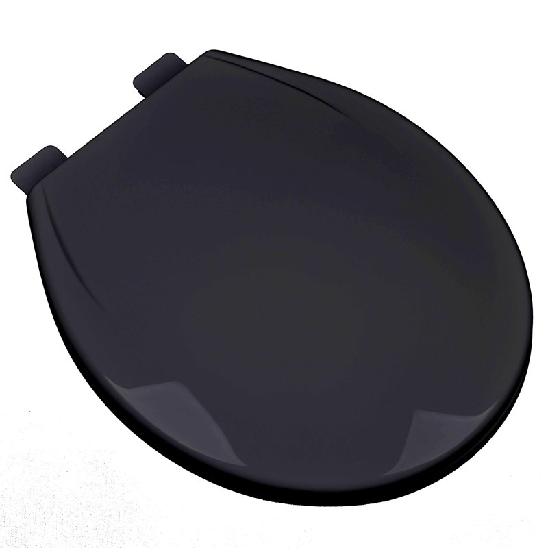 Round Toilet Seat and Lid, Black