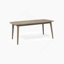 Table de salle à manger d'extérieur extensible en bois d'acacia