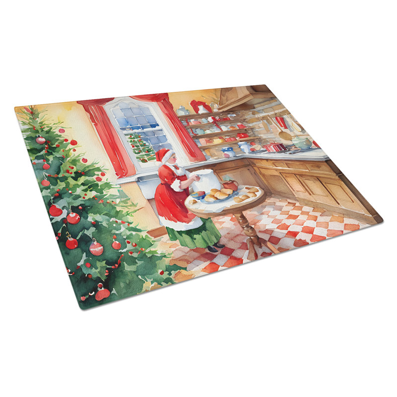 Biscuits avec planche à découper en verre