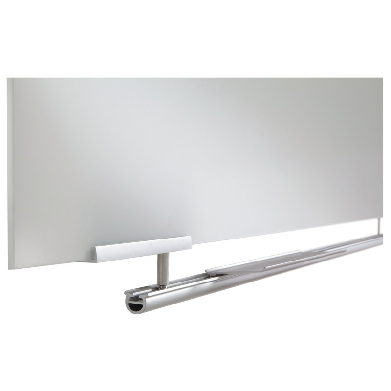 48" x 36" Frameless Ultra White Glass Dry Erase Board