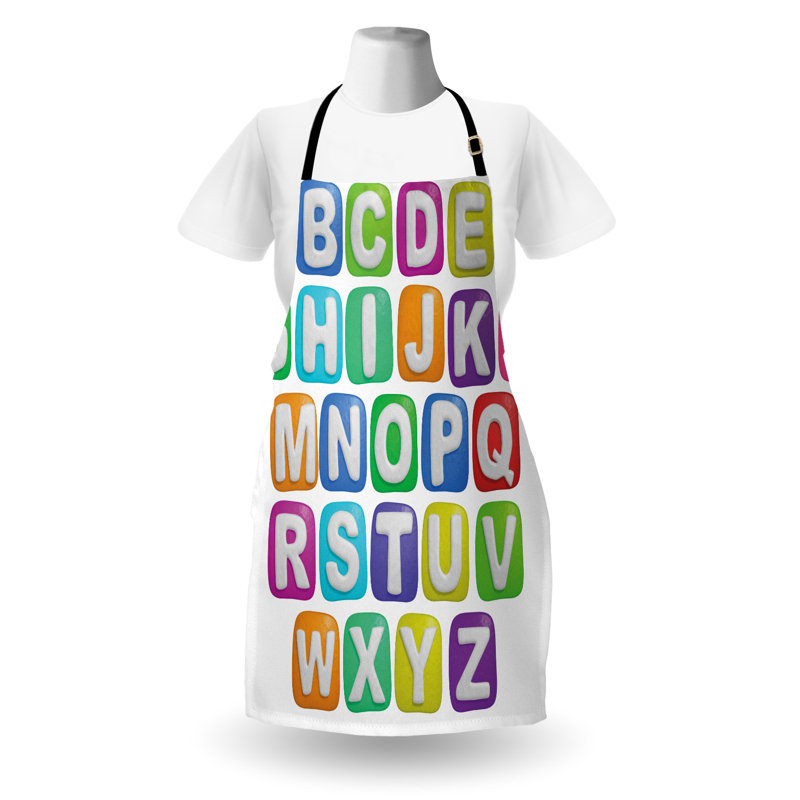 Multicolore, ensemble de lettres pour adultes
