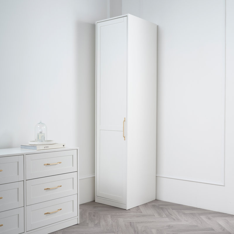 AUSTEN WHITE 1 DOOR SINGLE WARDROBE