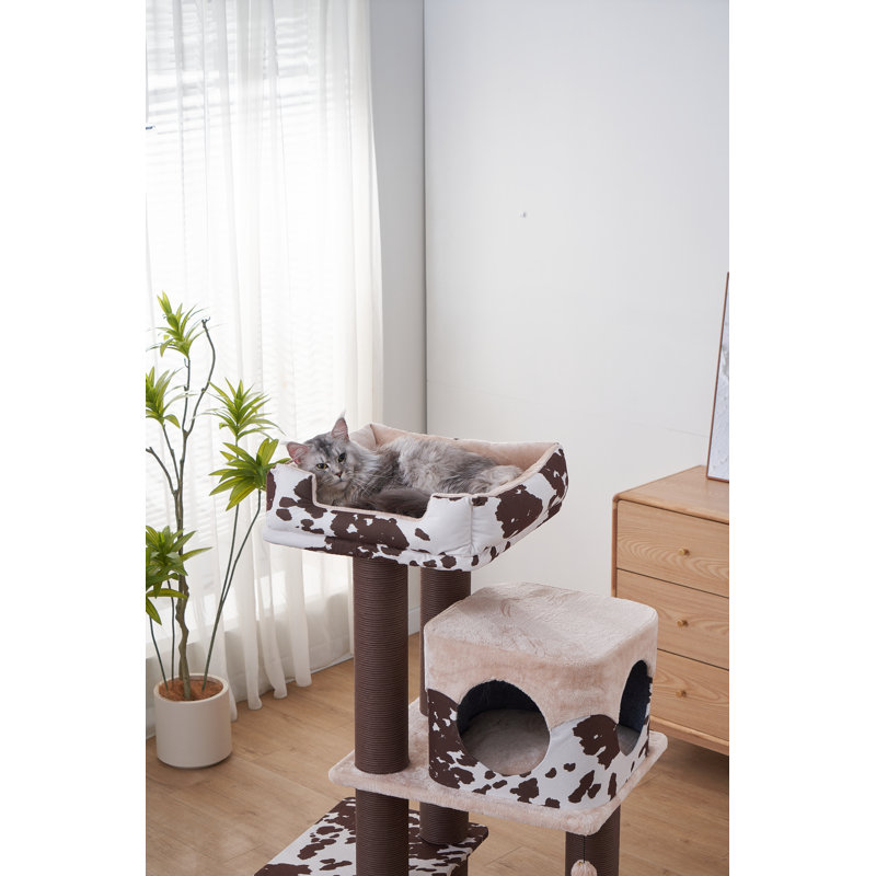 Arbre à chat à 4 niveaux PetPals Grand Maine Coon ™ - Cowboy