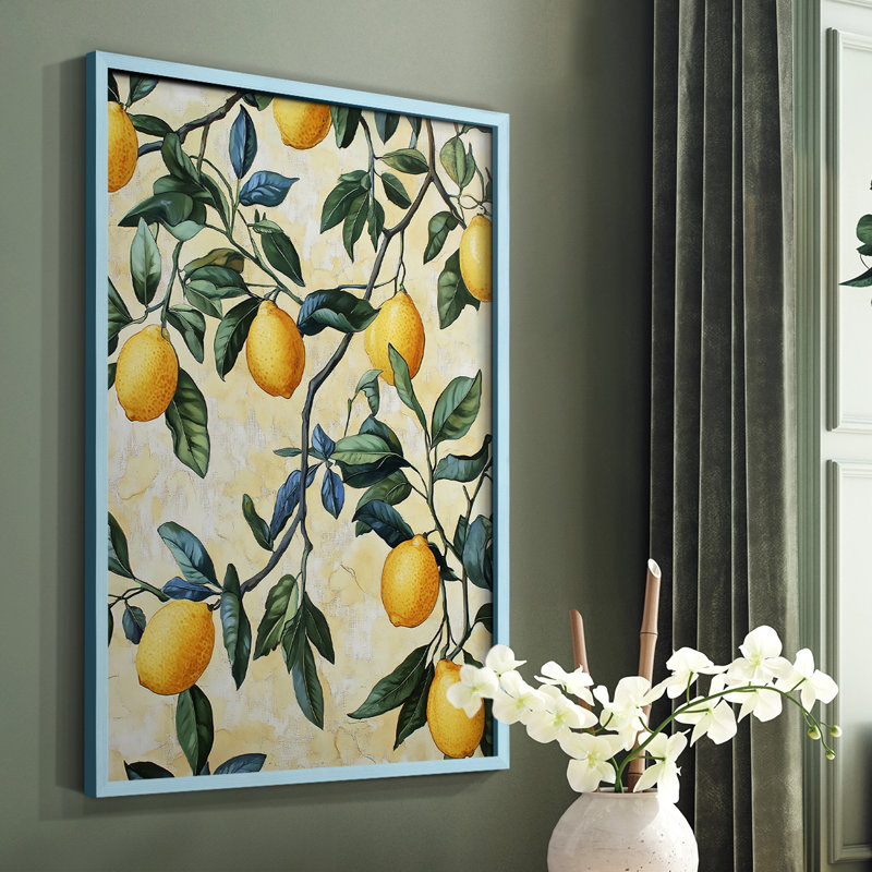 Armoire à outils de la série WG-MRRIS de DL-I, impression encadrée de qualité supérieure - prête à être accrochée, Bleu
