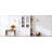 75.25'' Tall Display Cabinet And Two Triangle Sided Bookshelves