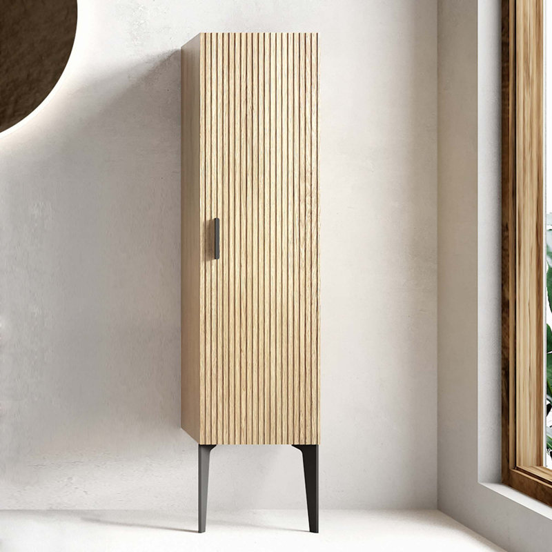 Armoire de salle de bain, armoire de rangement autoportante