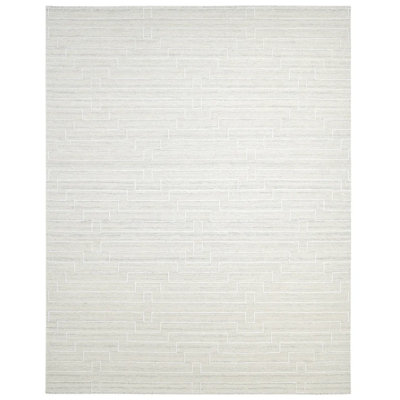 Barry Geometric Area Rug in Beige