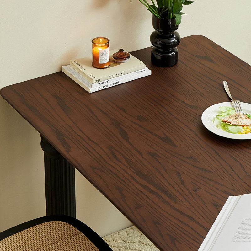 Ensembles de table de salle à manger créatifs rétro en bois massif., 5