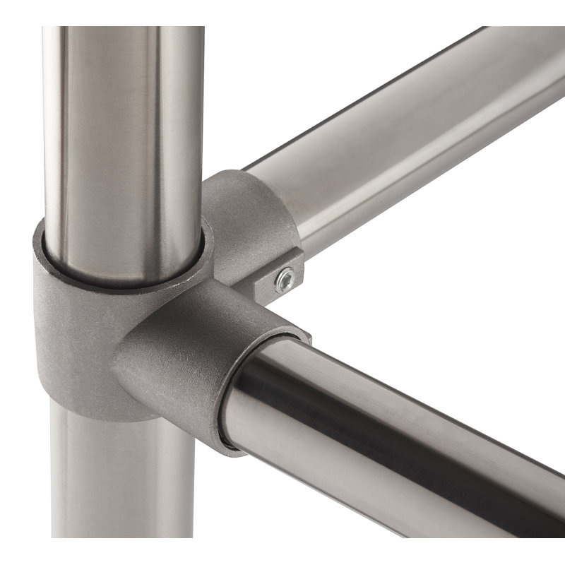 TRINITY EcoStorage 41.7 in. W x 24 in. D NSF Stainless Steel Utility Sink w/ Pull out Faucet