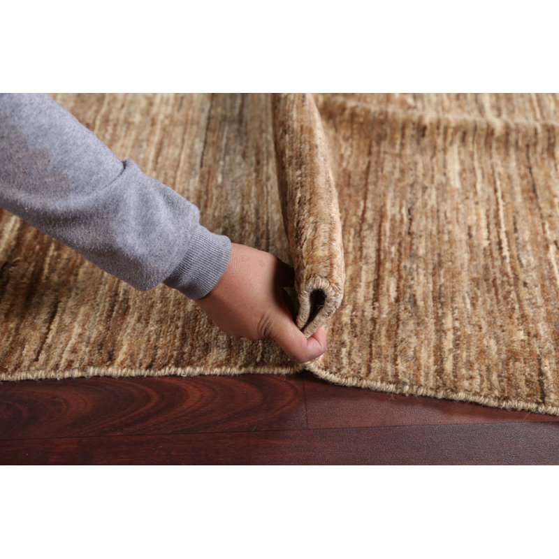 Tapis contemporain contemporain Gabbeh Kashkoli noué à la main 6 x 8