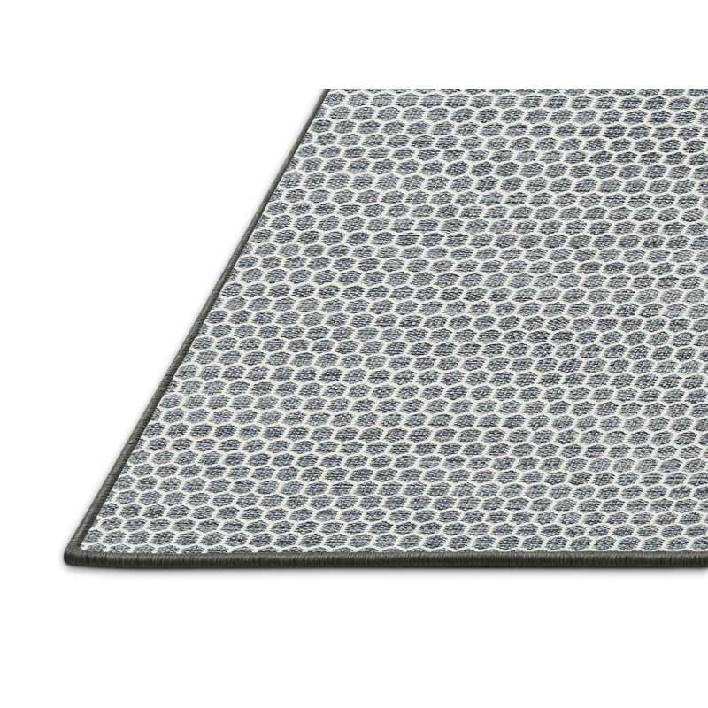 Tapis gris zone contemporaine Stoughton, Rectangle 5 pi x 7 pi