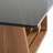 Kupang Glass + Walnut Rectangular Dining Table
