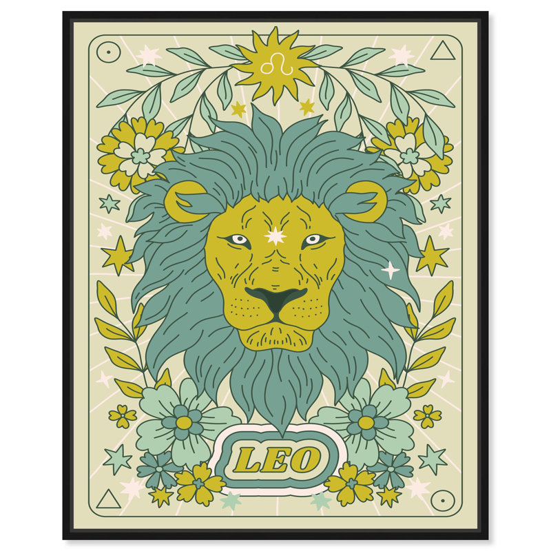 Affiche de Leo, H 46 po x l 37 po, Cadre noir