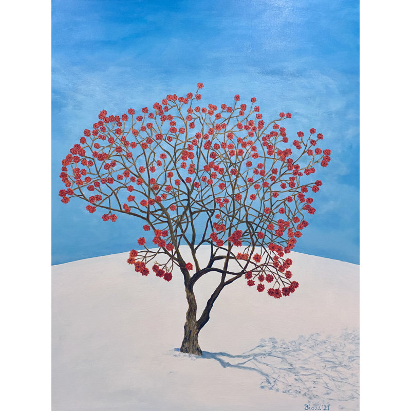 Tree Of Roses Print by Tom Blood