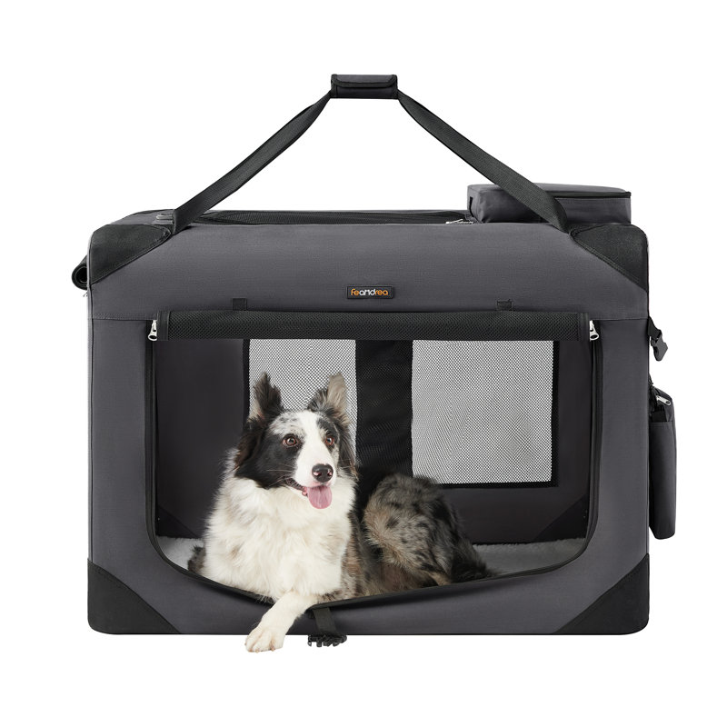 102x69x69cm Vehicle Travel Carrier, 63cm H x 91cm W x 63cm D, Grey