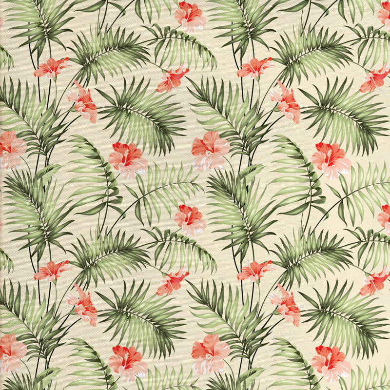 Tissu feuille, l 58 po x L 72 po