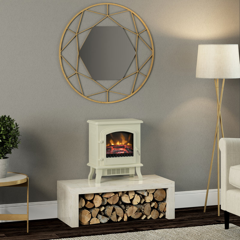 Colman Freestanding Electric Stove, Cream