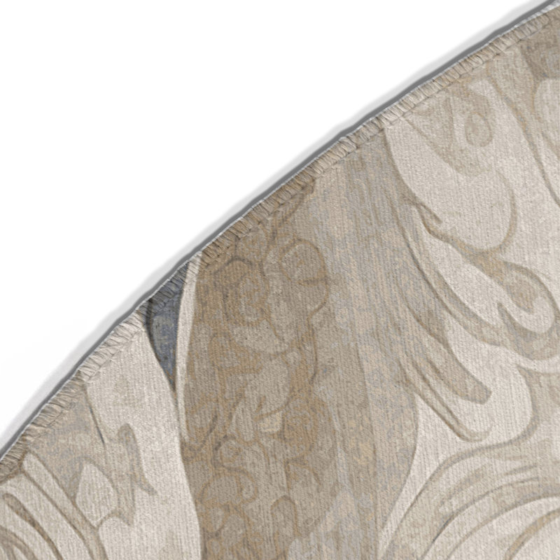 Tapis intérieur et extérieur Elegant Waves, Rond 5 pi