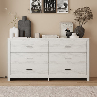 6-Drawer Dresser With Rustic Style by Gracie Oaks