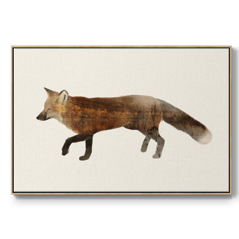 Toile encadrée de qualité supérieure The Wilderness VI - prête à être accrochée, H 17 po x l 25 po x P 2 po