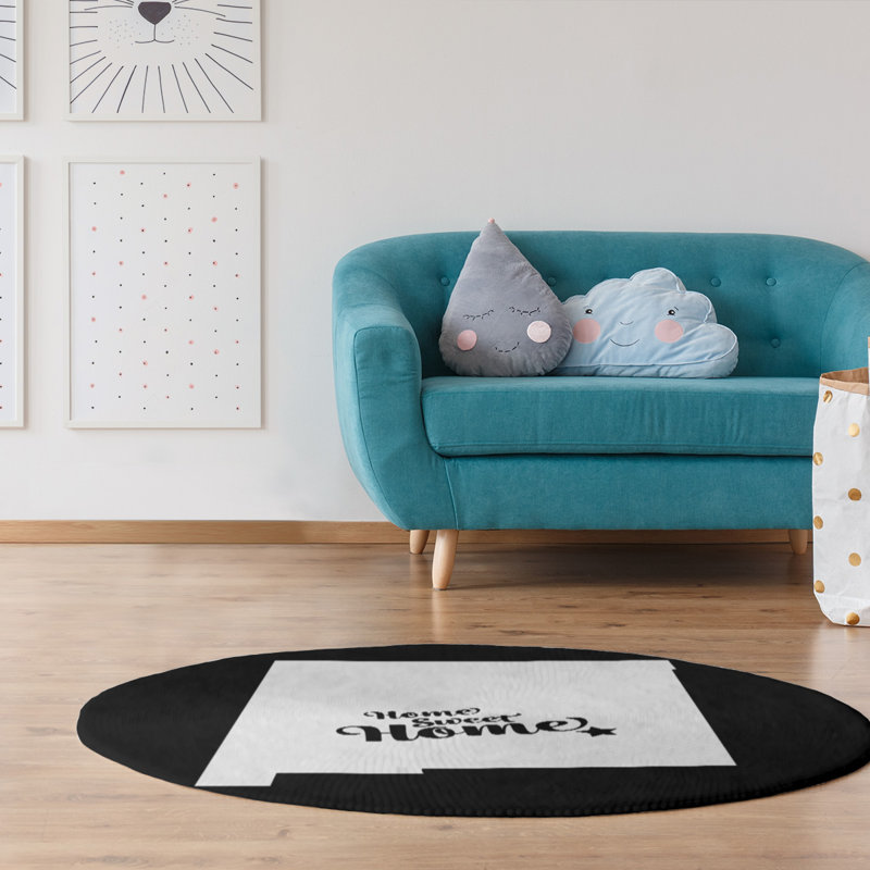 Tapis en poly-chenille roswell à la maison