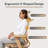 Nouhaus Airex Ergonomic Office Chair, High Back Home Desk Chair with Headrest, 3D Armrests, 3-Level Tilt Backrest and Wide Cushion, Big and Tall Mesh Chairs, Taupe Task Chair-561161494