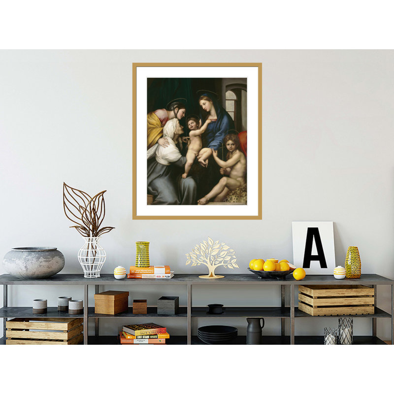 Madone de la toile par Raphael - Impression sur toile, H 40,56 po x l 33,5 po