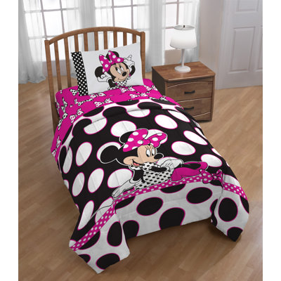Les minnie mouse dots sont la nouvelle douillette noire / entièrement réversible Disney