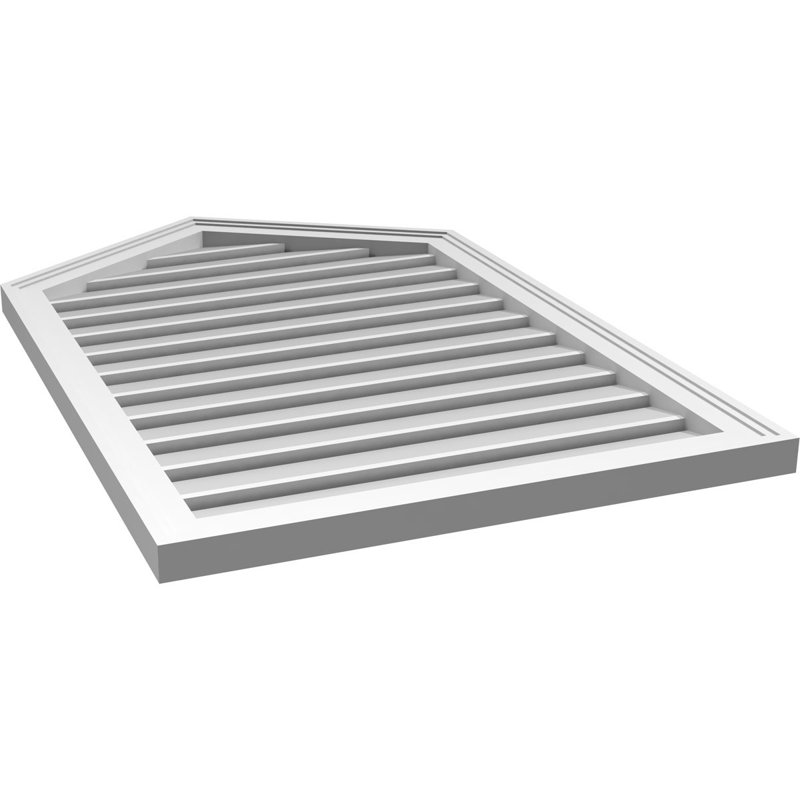 Pente fonctionnelle en uréthane à hauteur de pique Signature 8/8, brun clair apprêté, H 40 po x l 26 po x P 1,5 po, Brai 8/12