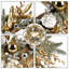 Guirlande de Noël avec guirlande décorative de porte de Noël 20 pouces avec lumières chaudes 2PCS