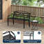 Aneecia Metal Traditional Bench