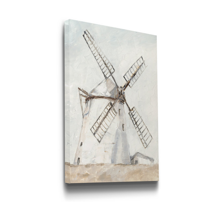 European Windmill II - impression sur toile tendue, H 36 po x l 24 po x P 1 po