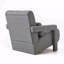 Chaise d'appoint moderne rembourrée, tissu en lin confortable avec coussin