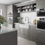 Évier de cuisine à tablier frontal avec crépine L 33 po x l 18 po Matte Stone