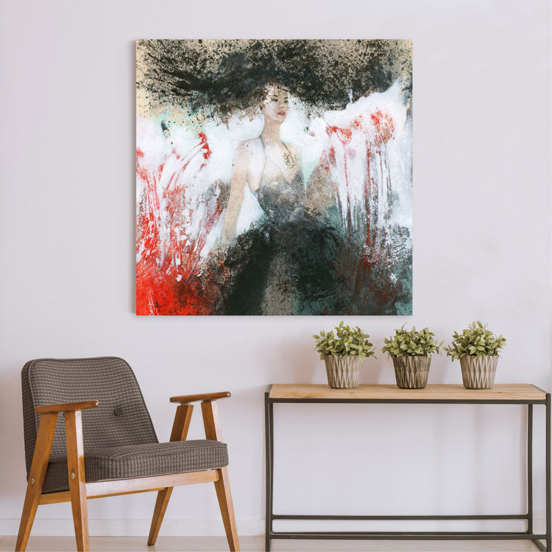 Enchantress 1 Piece Wrapped Canvas Wall Art, 70cm H x 70cm W x 4cm D
