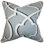 Geometric Cotton Reversible Throw Pillow