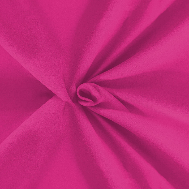 40 cm Soft Brushed Microfiber Extra Deep Fitted Sheet, Super King (6'), Hot Pink