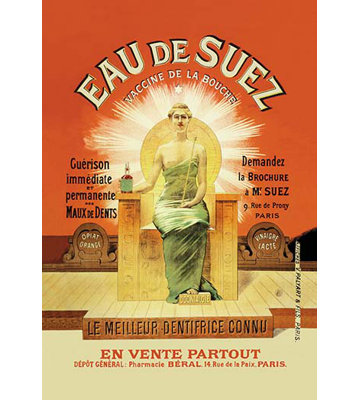 Suez vaccin de la bouche rétro eau claire de