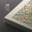 «Classical Artwork», œuvre d'art du musée William Morris, photos murales botaniques florales classiques, impression sur toile, 3 pièces-119385121-90975261-90975262