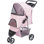 Poussette pour animaux compacte et légère pour animaux de compagnie Trixie