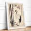 Crane Among Bamboo Japandi - Framed Print-1694008113-1694008116