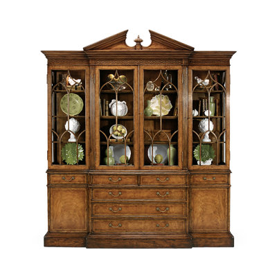 Windsor Solid Wood Lighted China Cabinet