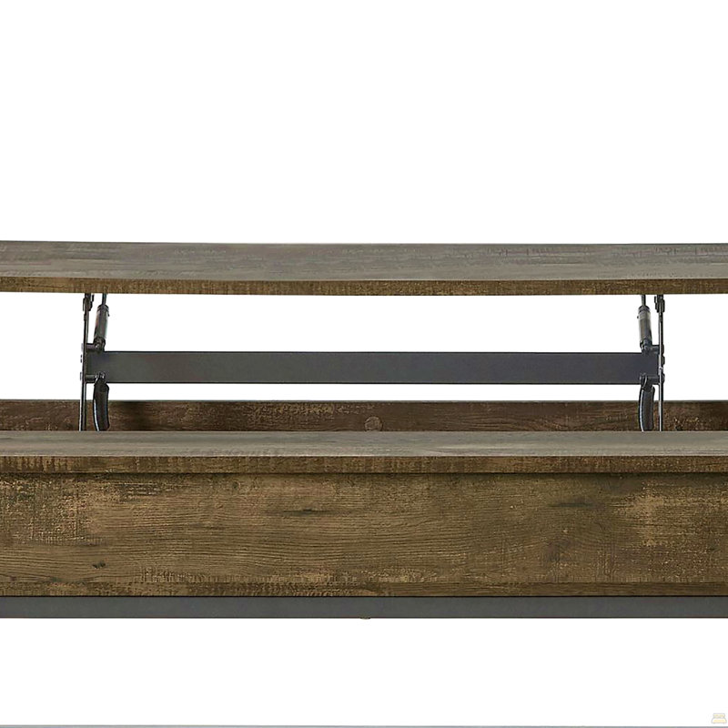 Table basse à plateau relevable