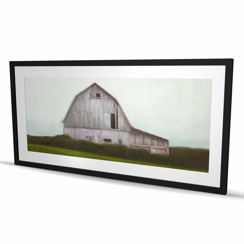 Rustic Barn - Green Farmhouse, Noir, H 24 po x l 48 po