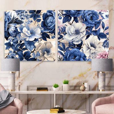 Billerica - Ensemble de 2 art mural en verre acrylique